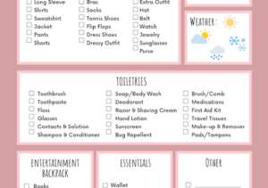 Ultimate Packing List