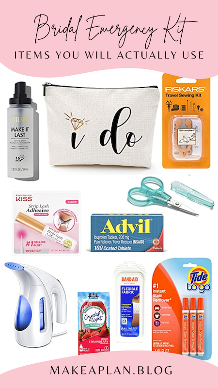 Bridal Emergency Kit: Items you will actually use