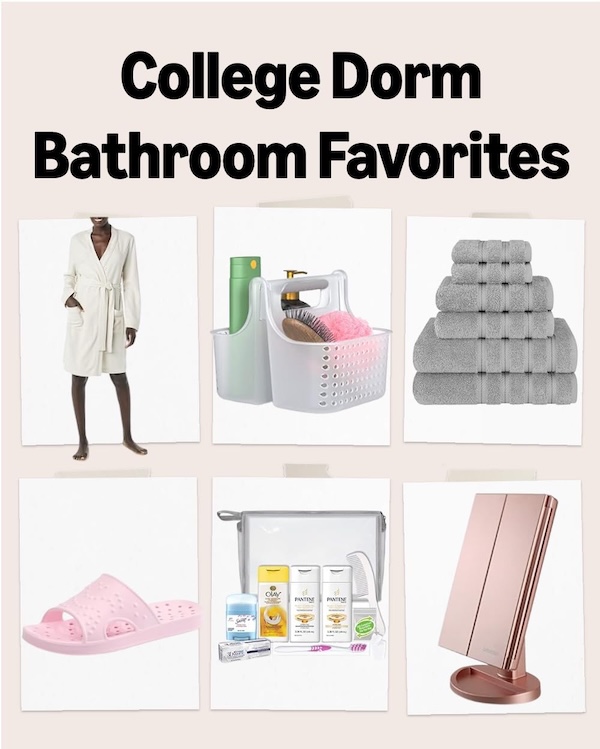 College Dorm Bathroom Favorites