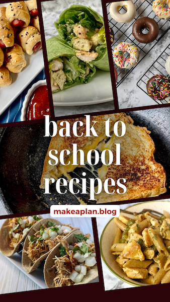 Back to school recipes