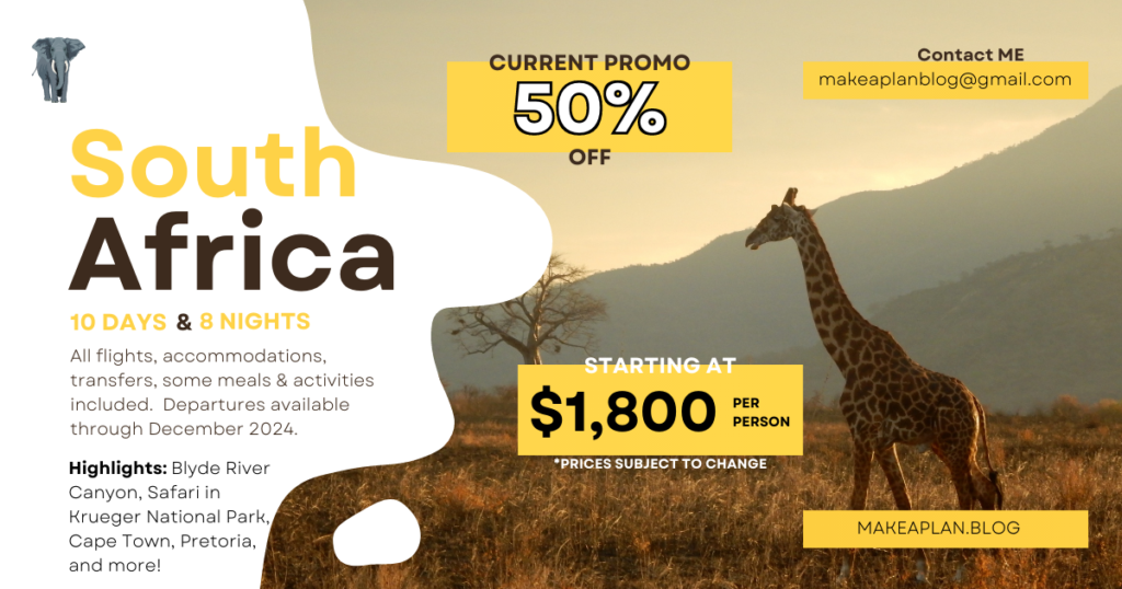 Meeting Blog Goals: Promote travel services
