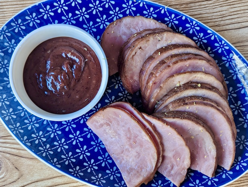 Cozy Winter Dinners: Crockpot Orange Ham with Cranberry Sauce