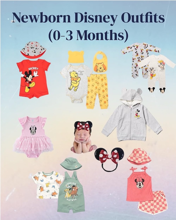 Newborn Disney outfits (0-3 months)