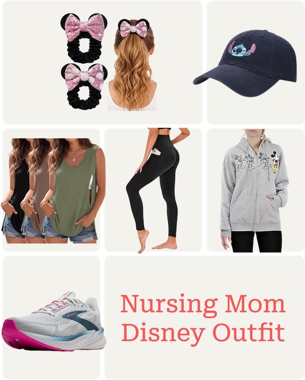 Nursing Mom Disney outfit ideas